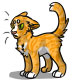 Ginger the Mean Orange Tabby Cat