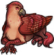 Featherclaw the Ruby Hippogriff