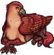 Csikócsör the Ruby Hippogriff