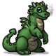 Berracuda the Green Baby Dragon