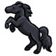 Bolt the Feisty Black Pony